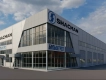 3D визуализация СТО с АБК с навесом