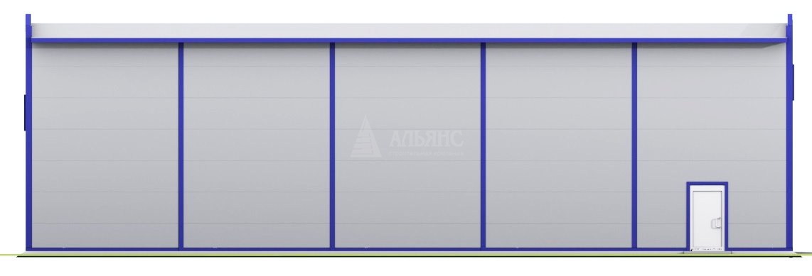 3D визуализация Проект СТО из сэндвич-панелей - фото 12