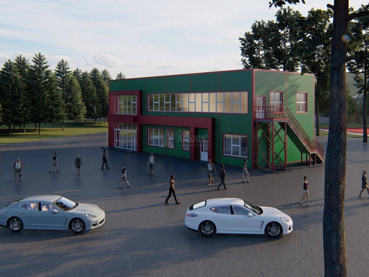 3D визуализация Офис из сэндвич-панелей - фото 5