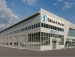 3D визуализация СТО с АБК с навесом