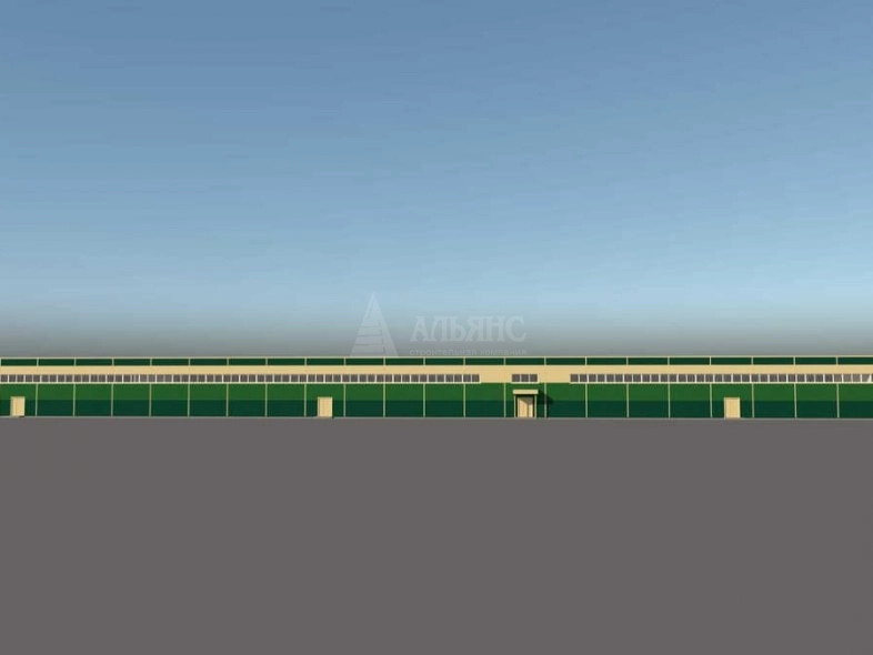 3D визуализация Производственное здание из сэндвич-панелей - фото 10