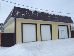 Гараж из сэндвич-панелей, построенная компанией Альянс - Гараж, Изготовлен из сэндвич-панелей, Слободской район, д.Нагорена