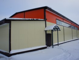 Магазин в Сыктывкаре площадью 510 кв.м. из сэндвич-панелей, построенная компанией Альянс - Магазин в Сыктывкаре площадью 510 кв.м., Магазин в Сыктывкаре, Республика Коми