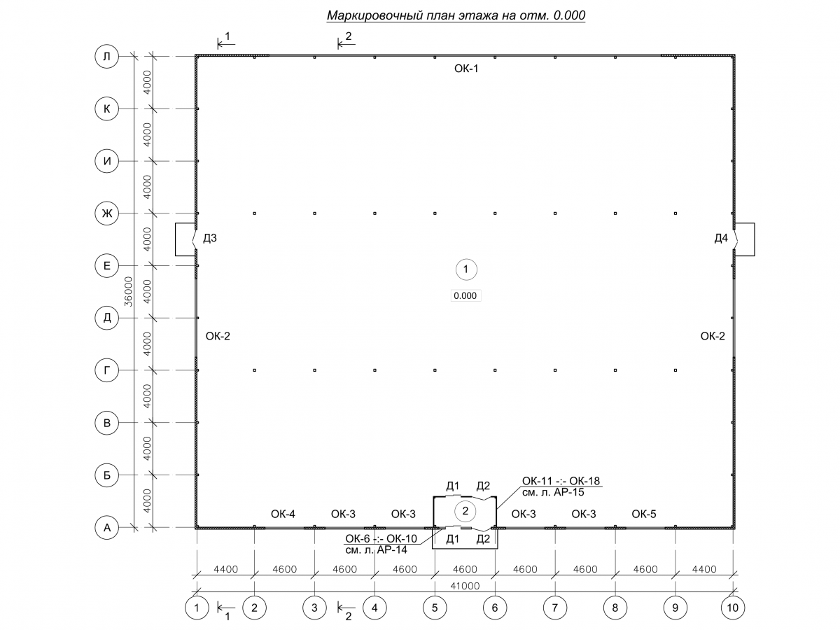 Планировка Детский развлекательный центр из сэндвич-панелей -  фото 1