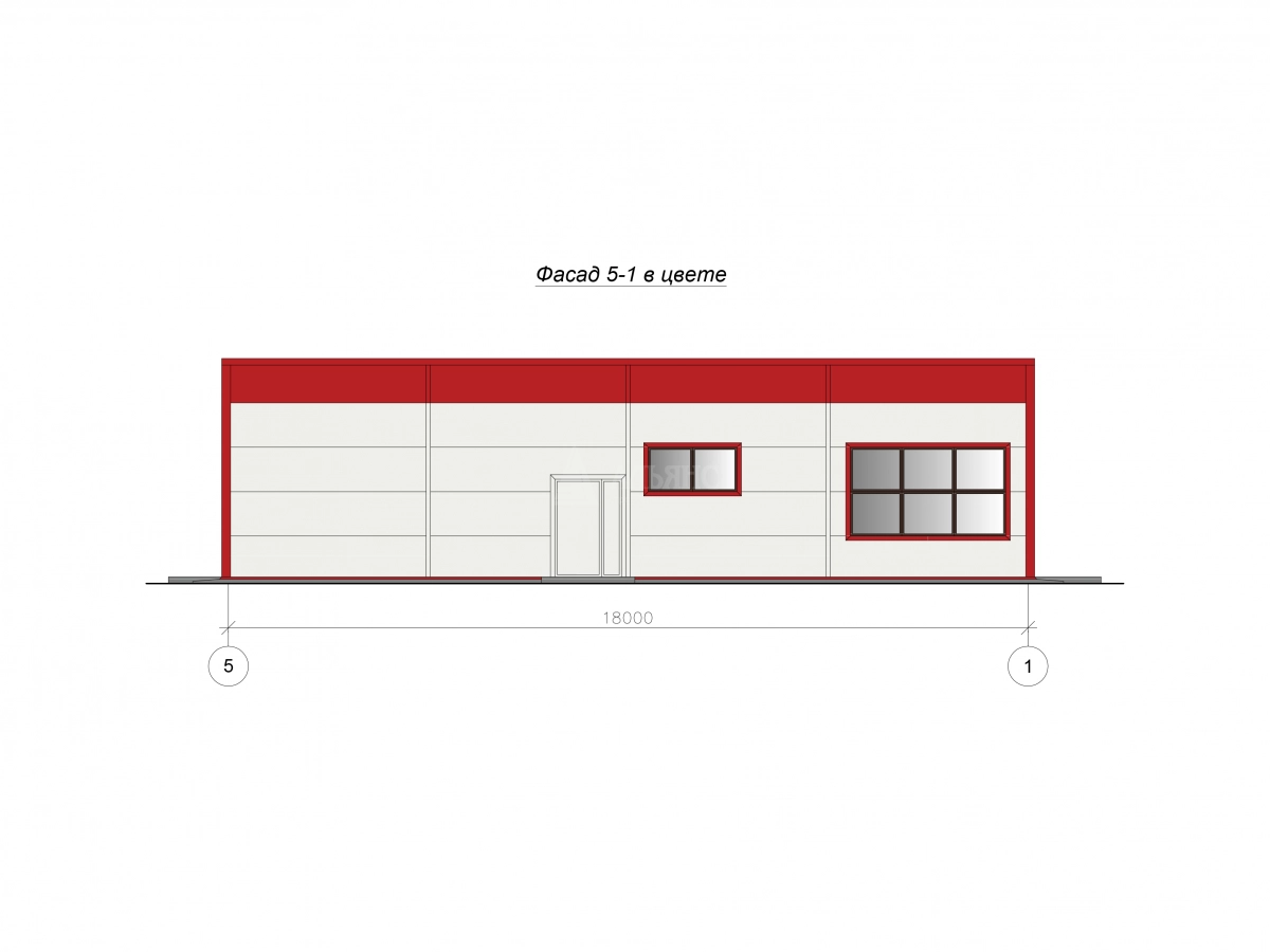 3D визуализация Кафе из сэндвич-панелей - фото 4