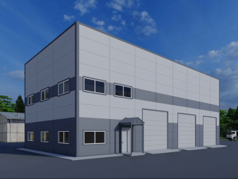 Склад из сэндвич-панелей