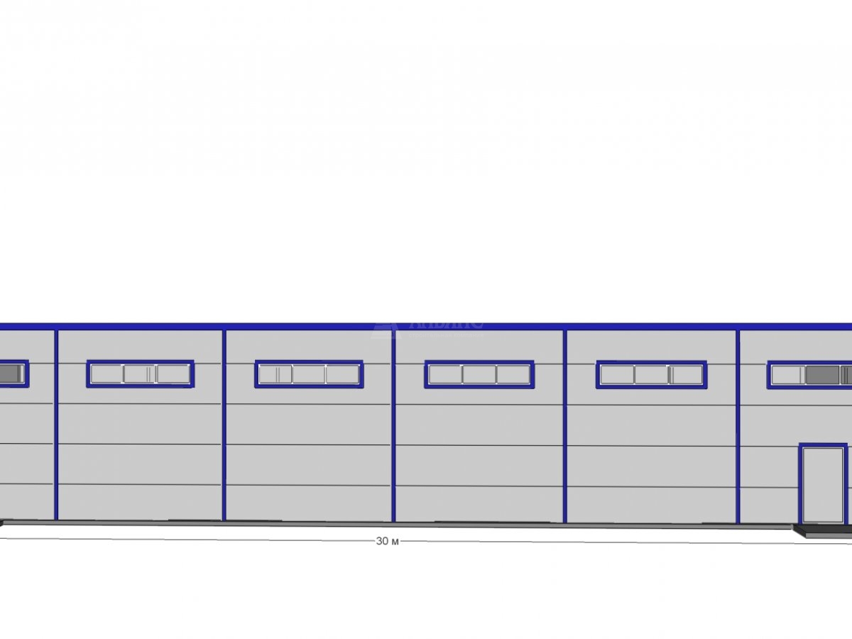 3D визуализация СТО из сэндвич-панелей - фото 6