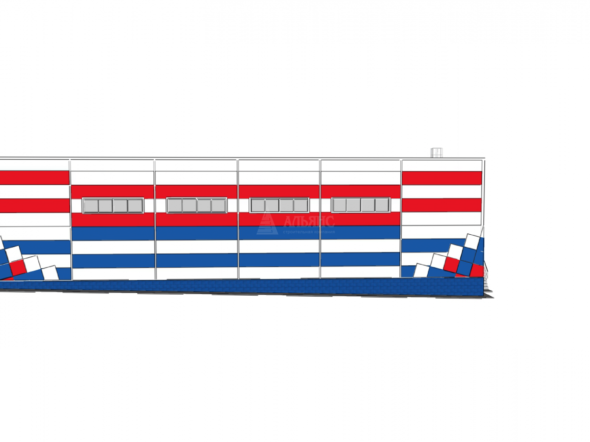 3D визуализация Магазин из сэндвич-панелей - фото 16
